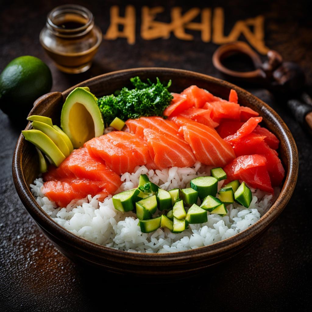 salmon poke bowl